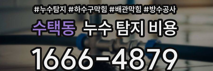 수택동 누수 탐지 비용