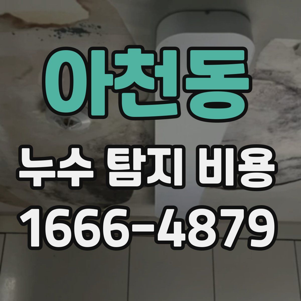 아천동 누수 탐지 비용