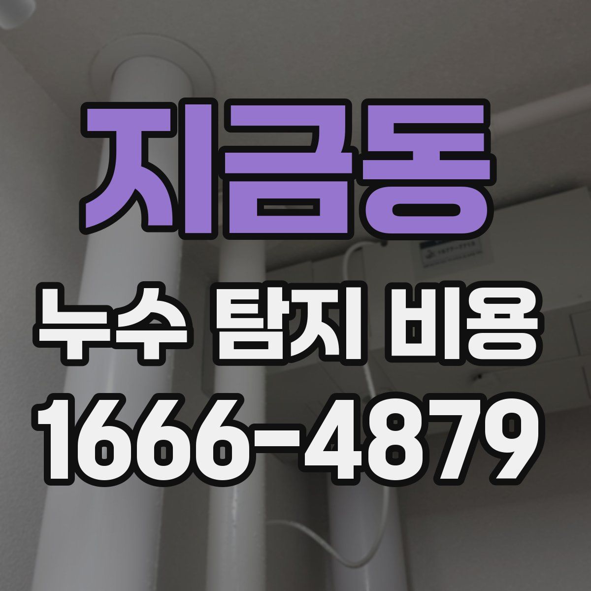 지금동 누수 탐지 비용