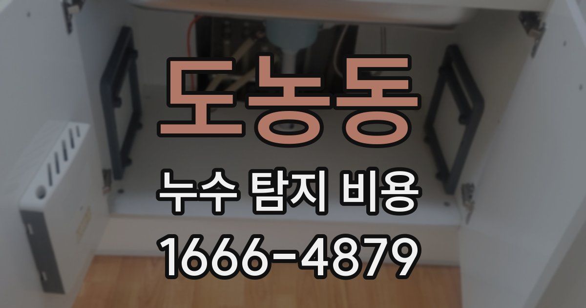도농동 누수 탐지 비용