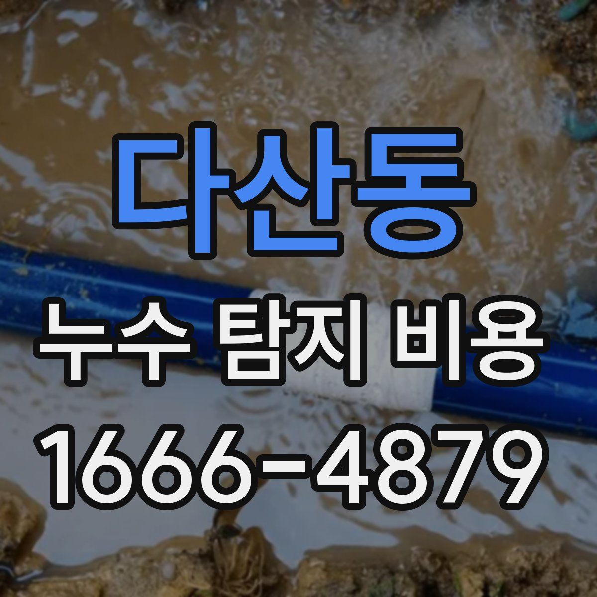 다산동 누수 탐지 비용