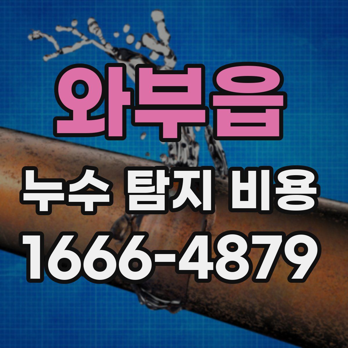와부읍 누수 탐지 비용