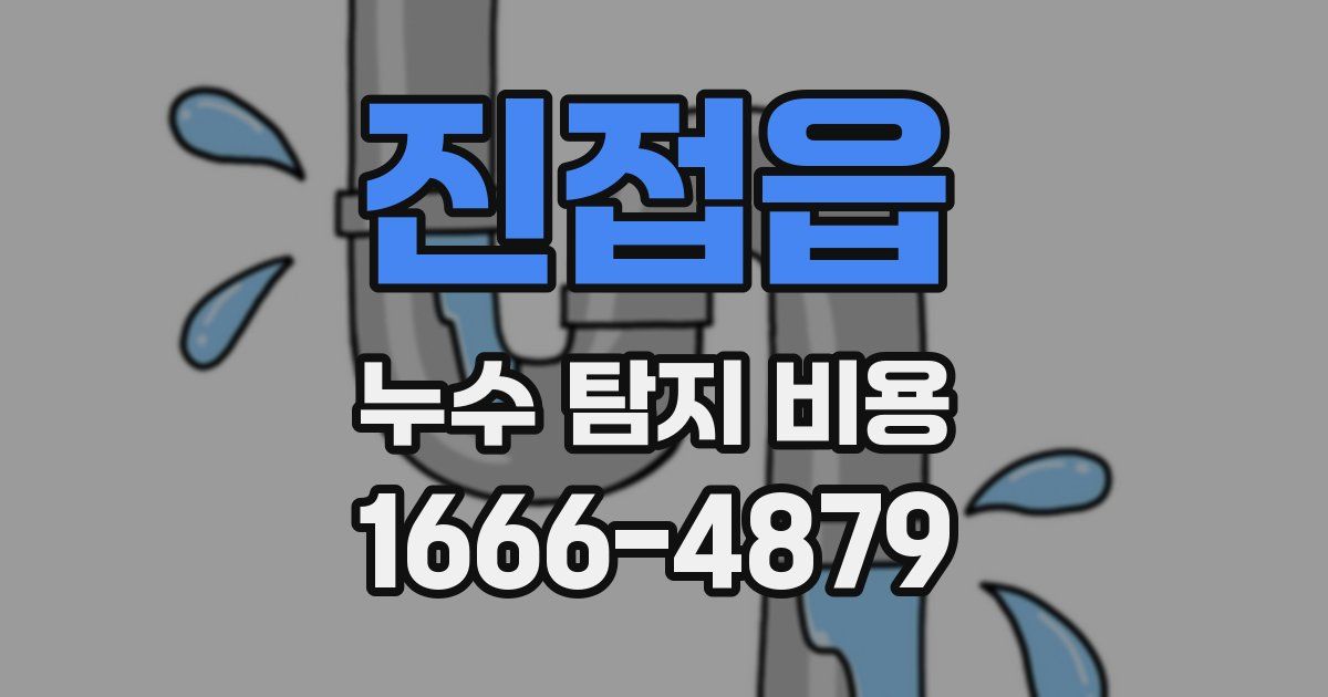 진접읍 누수 탐지 비용