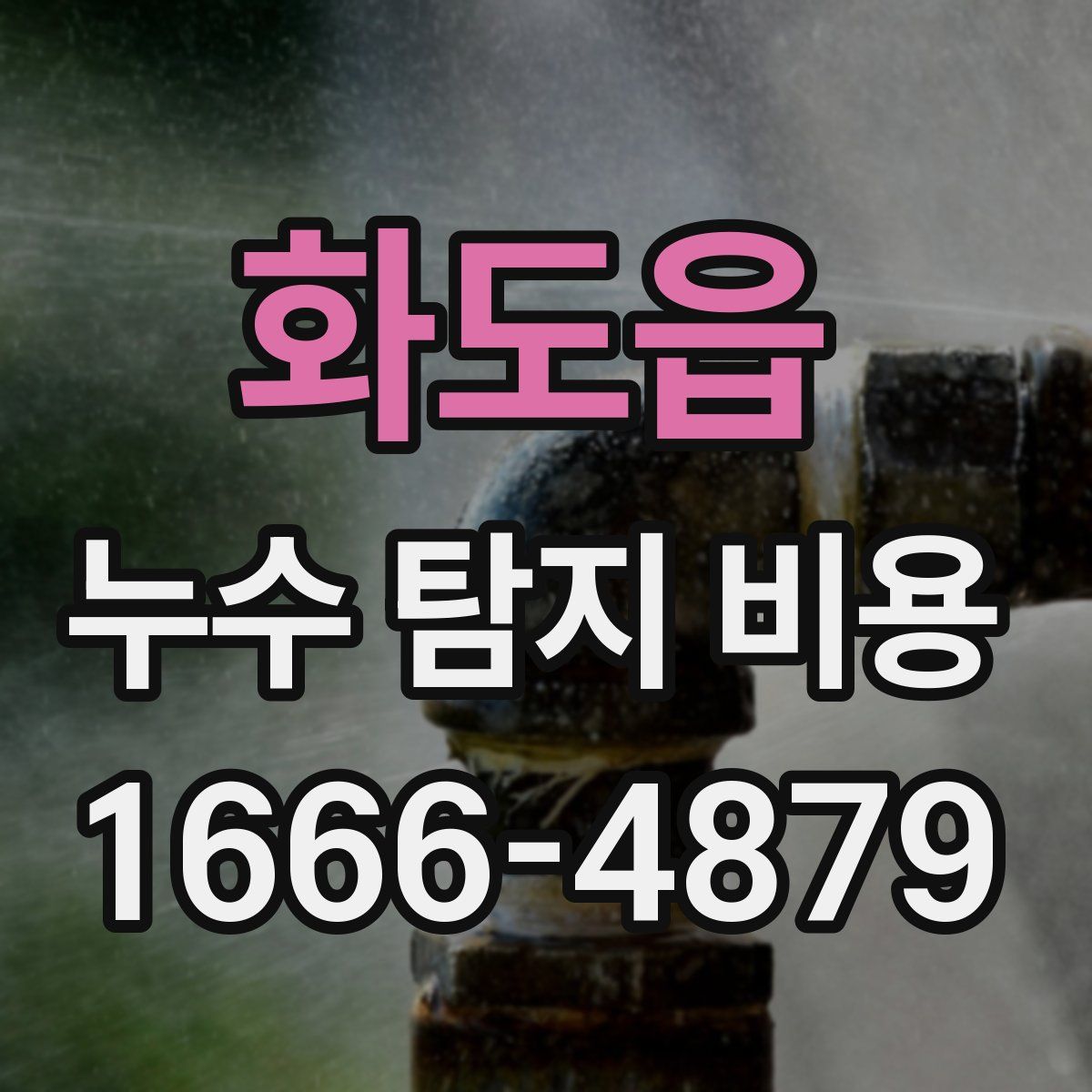 화도읍 누수 탐지 비용