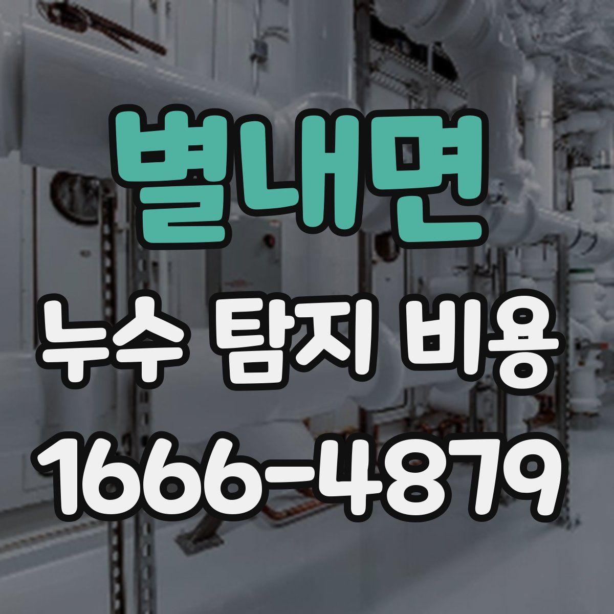 별내면 누수 탐지 비용