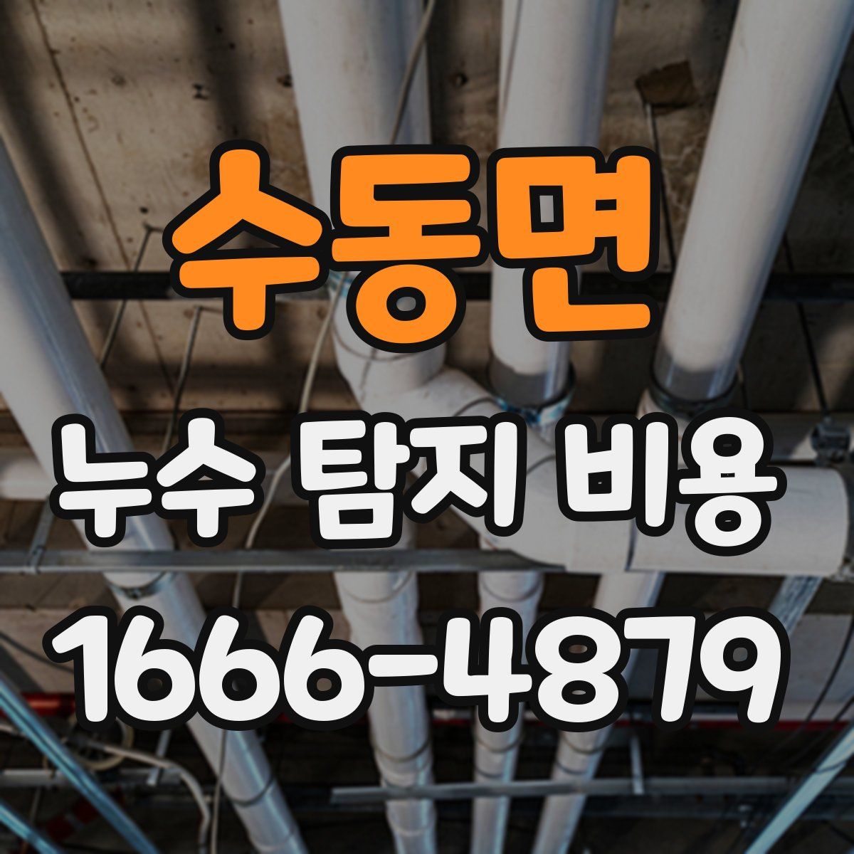 수동면 누수 탐지 비용