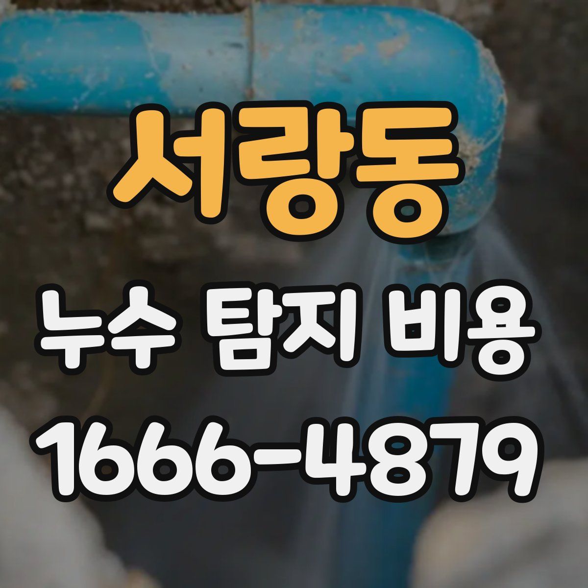 서랑동 누수 탐지 비용