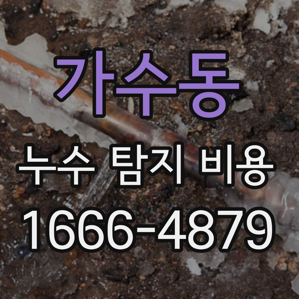 가수동 누수 탐지 비용