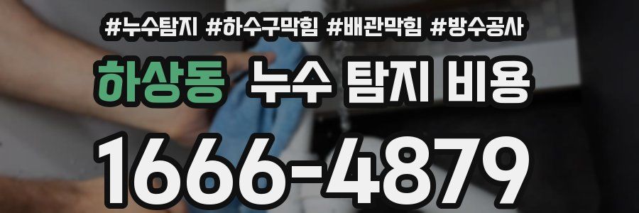 하상동 누수 탐지 비용