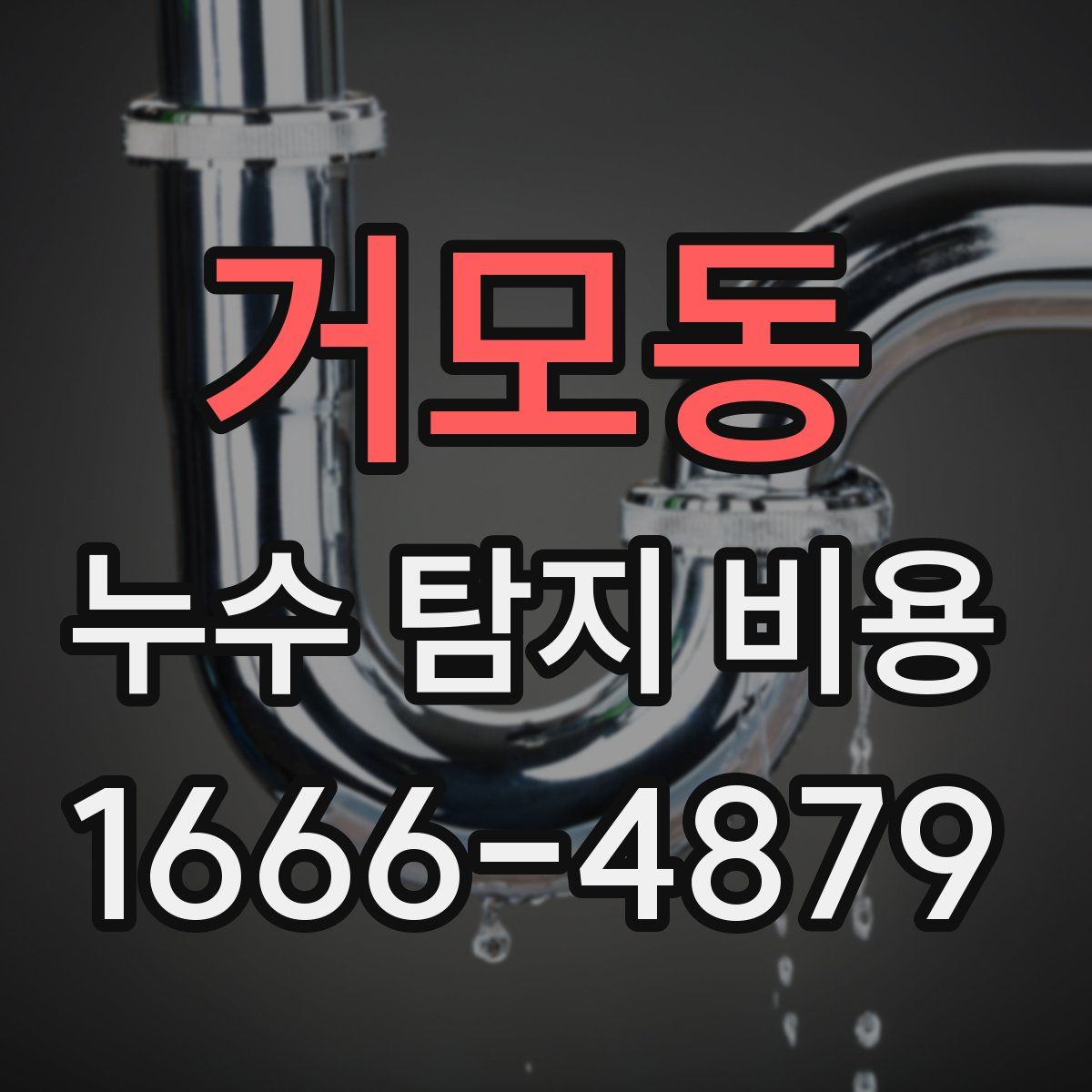 거모동 누수 탐지 비용