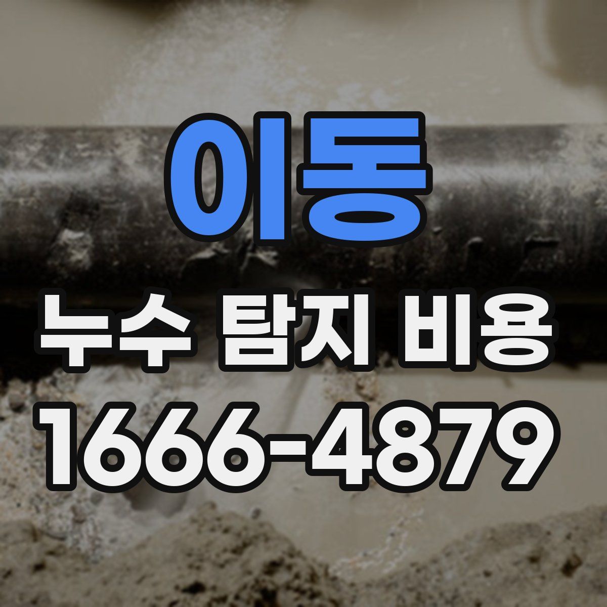이동 누수 탐지 비용