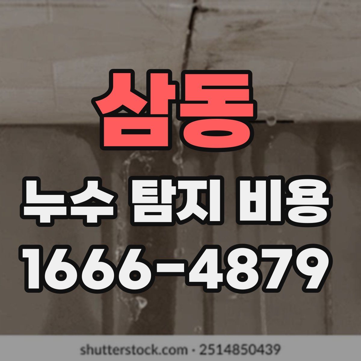 삼동 누수 탐지 비용