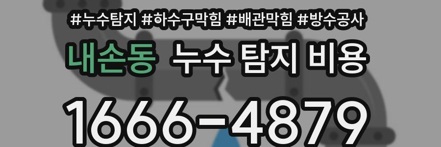 내손동 누수 탐지 비용
