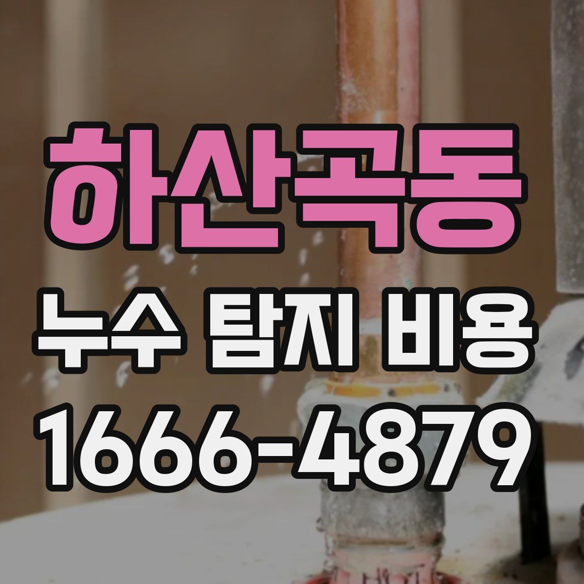 하산곡동 누수 탐지 비용