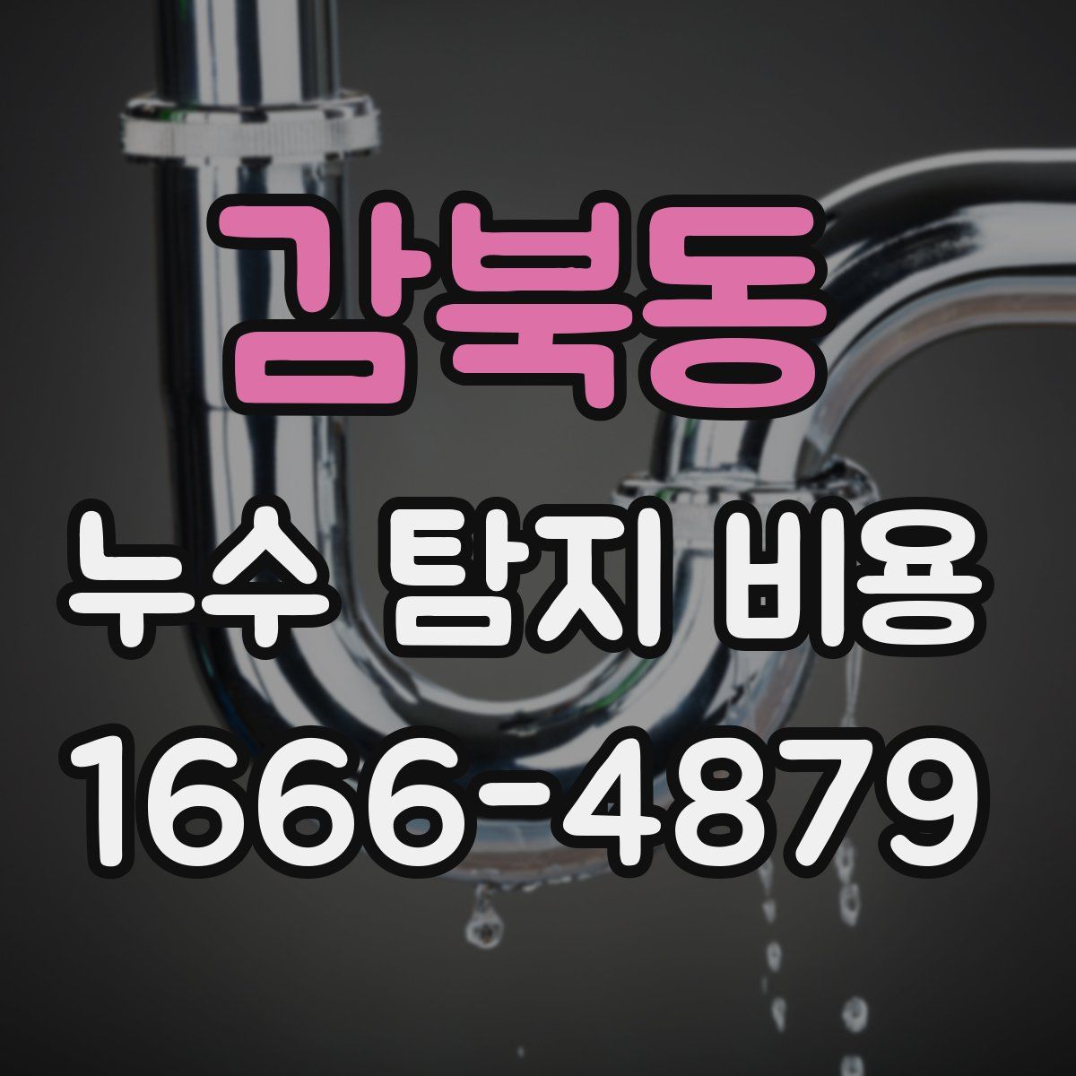 감북동 누수 탐지 비용
