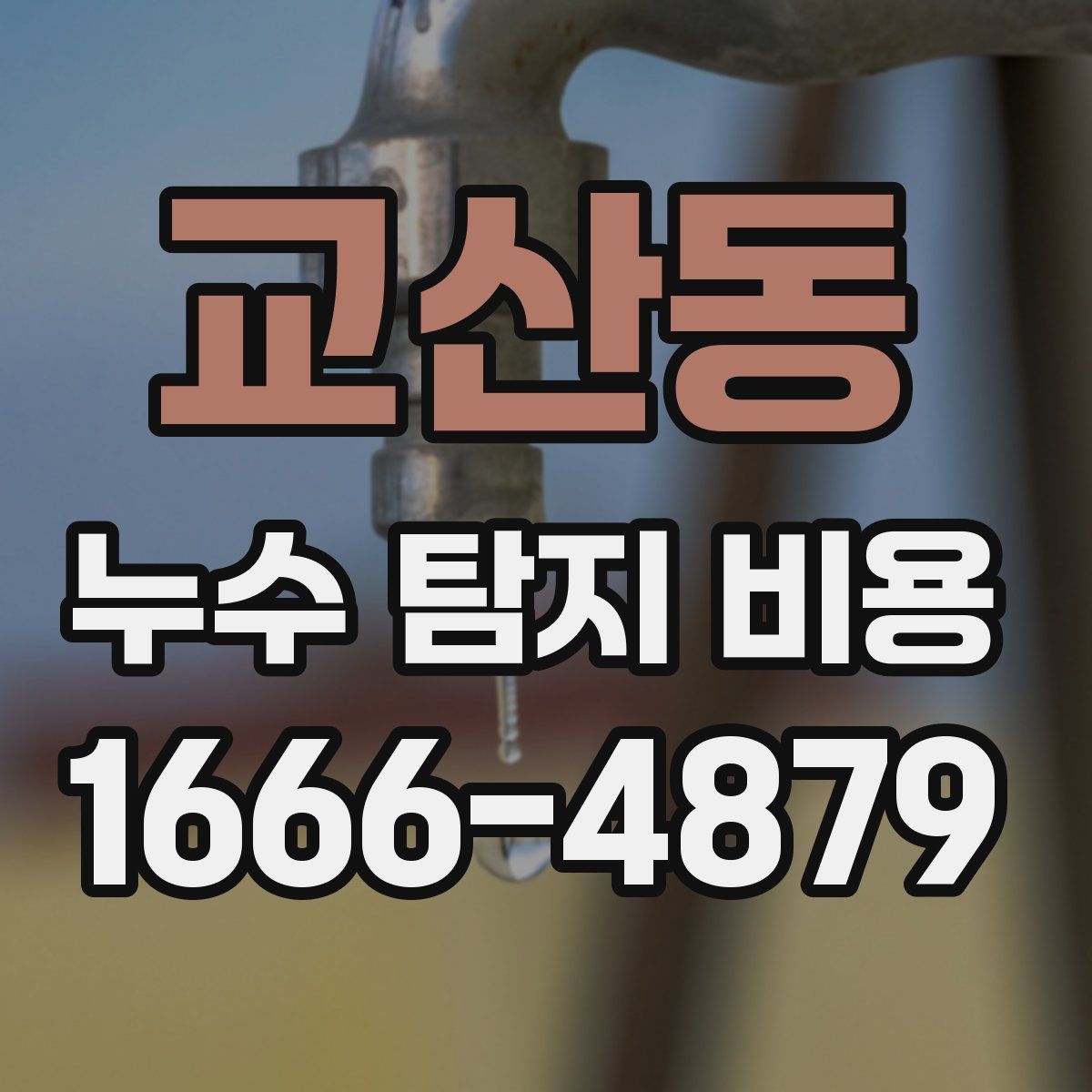 교산동 누수 탐지 비용