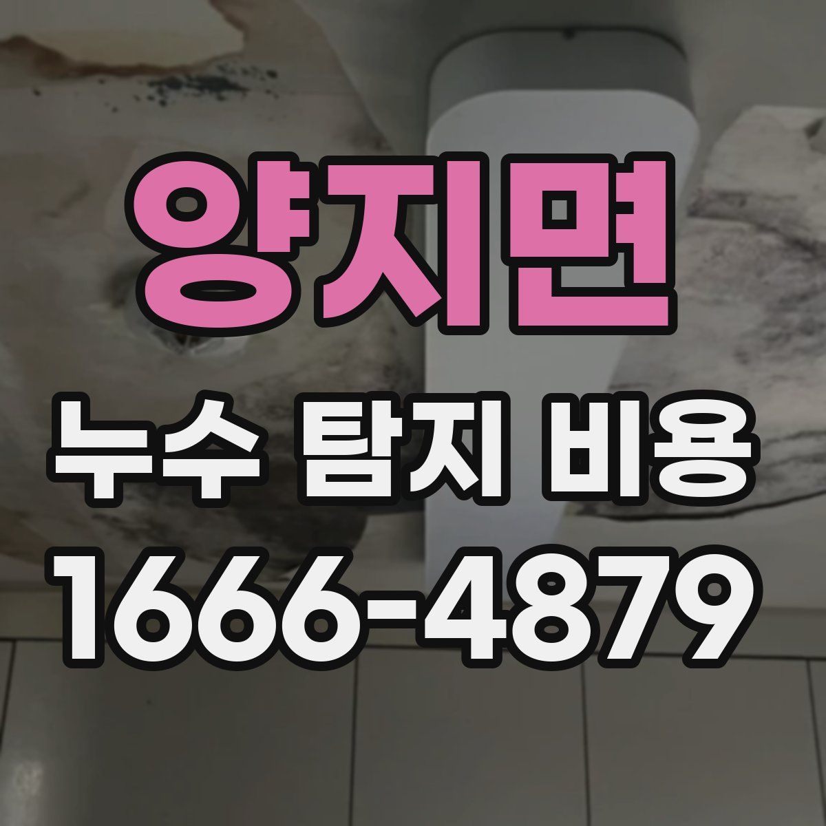 양지면 누수 탐지 비용
