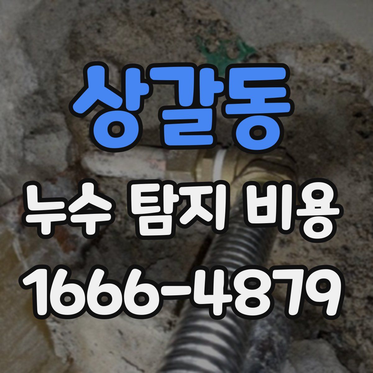 상갈동 누수 탐지 비용