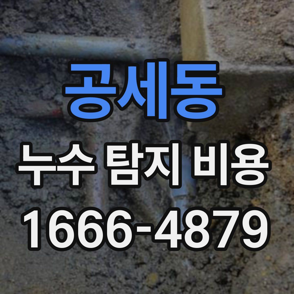 공세동 누수 탐지 비용