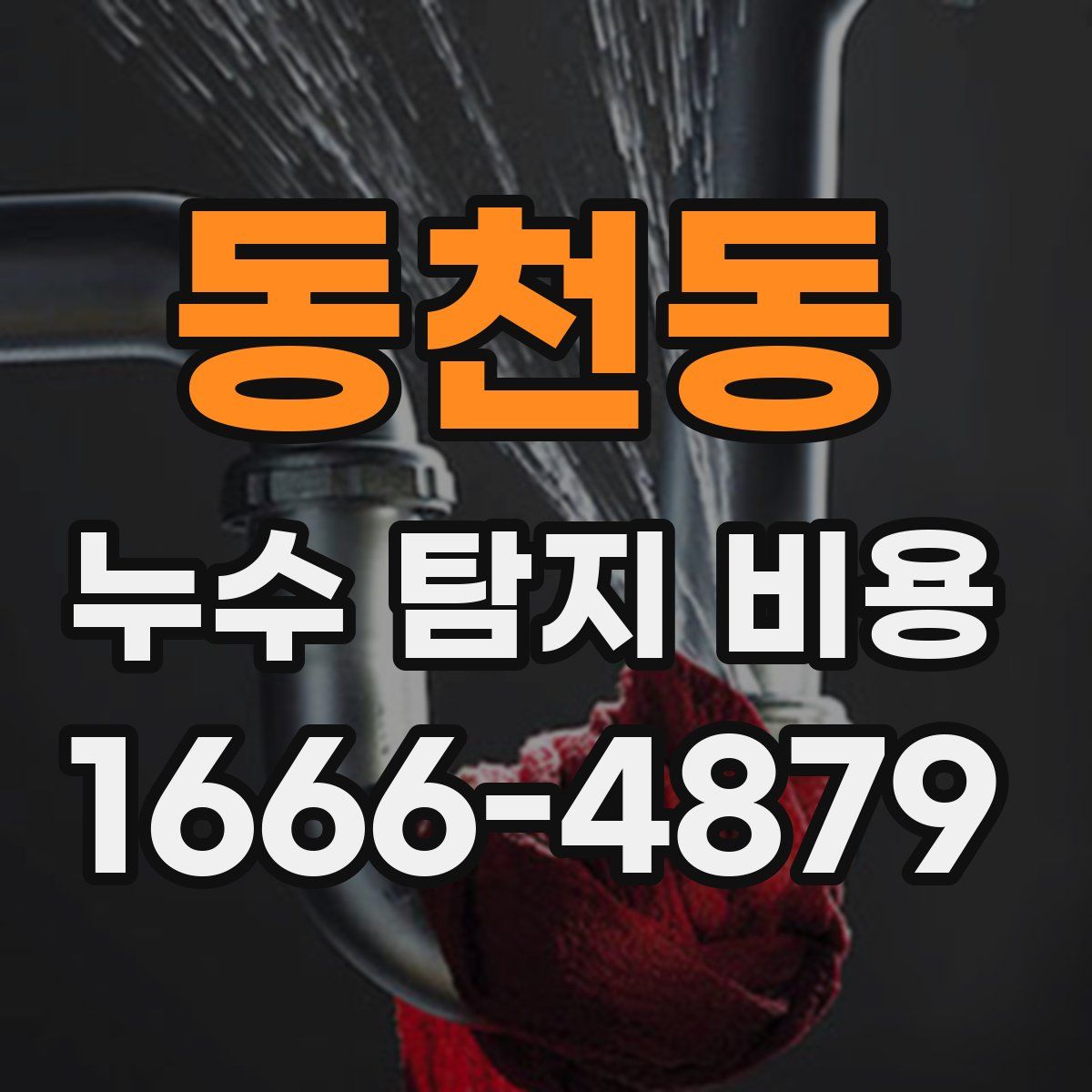 동천동 누수 탐지 비용