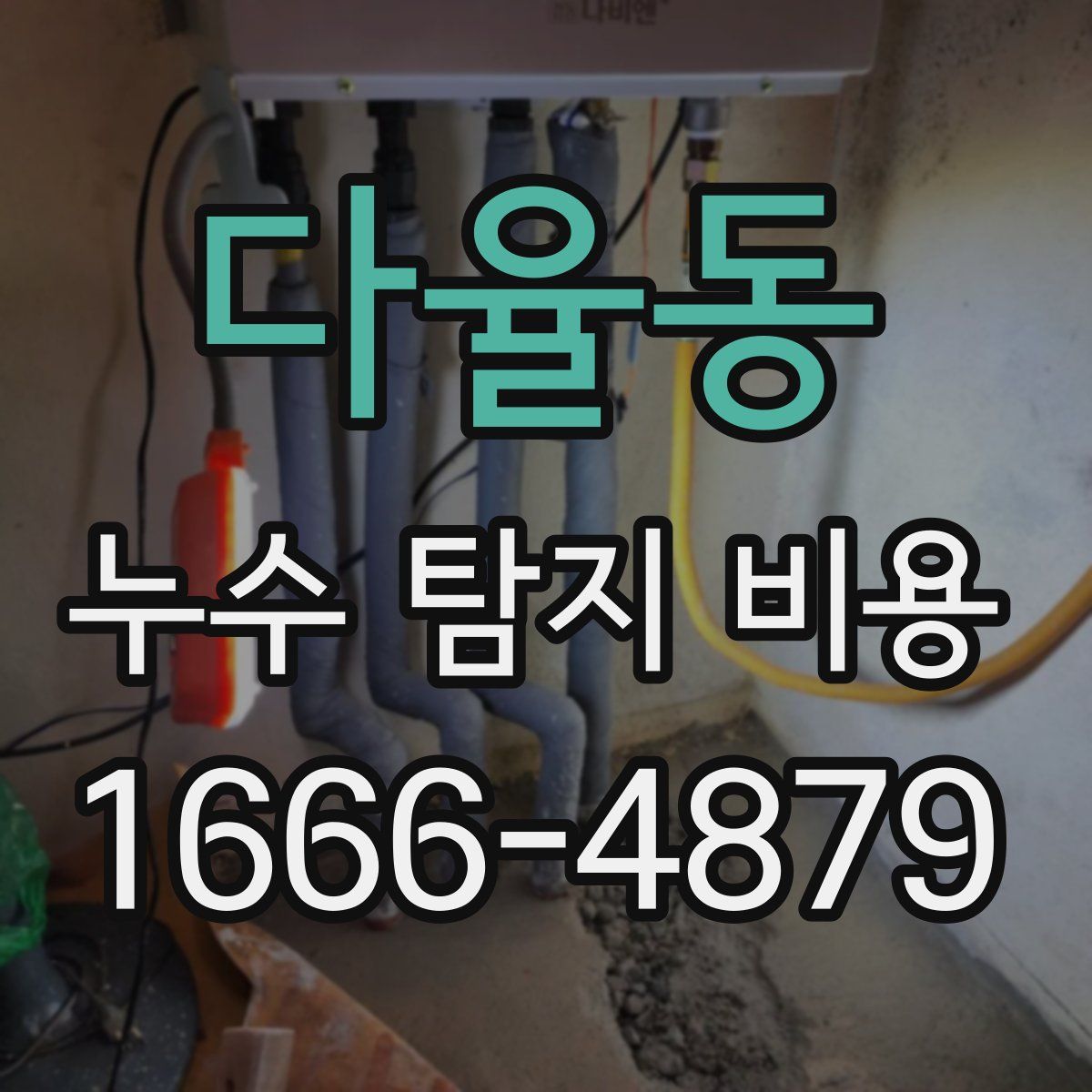 다율동 누수 탐지 비용