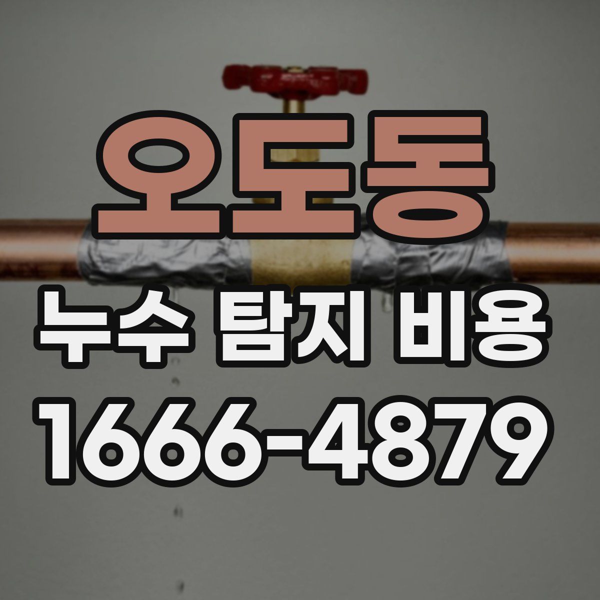 오도동 누수 탐지 비용