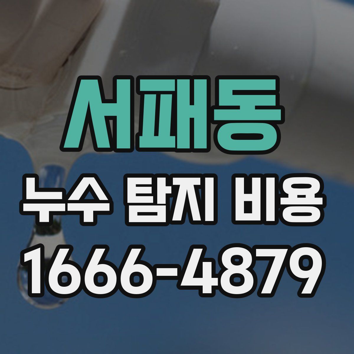 서패동 누수 탐지 비용