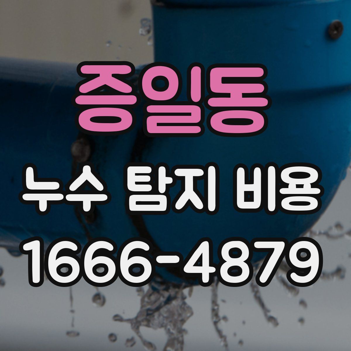 증일동 누수 탐지 비용