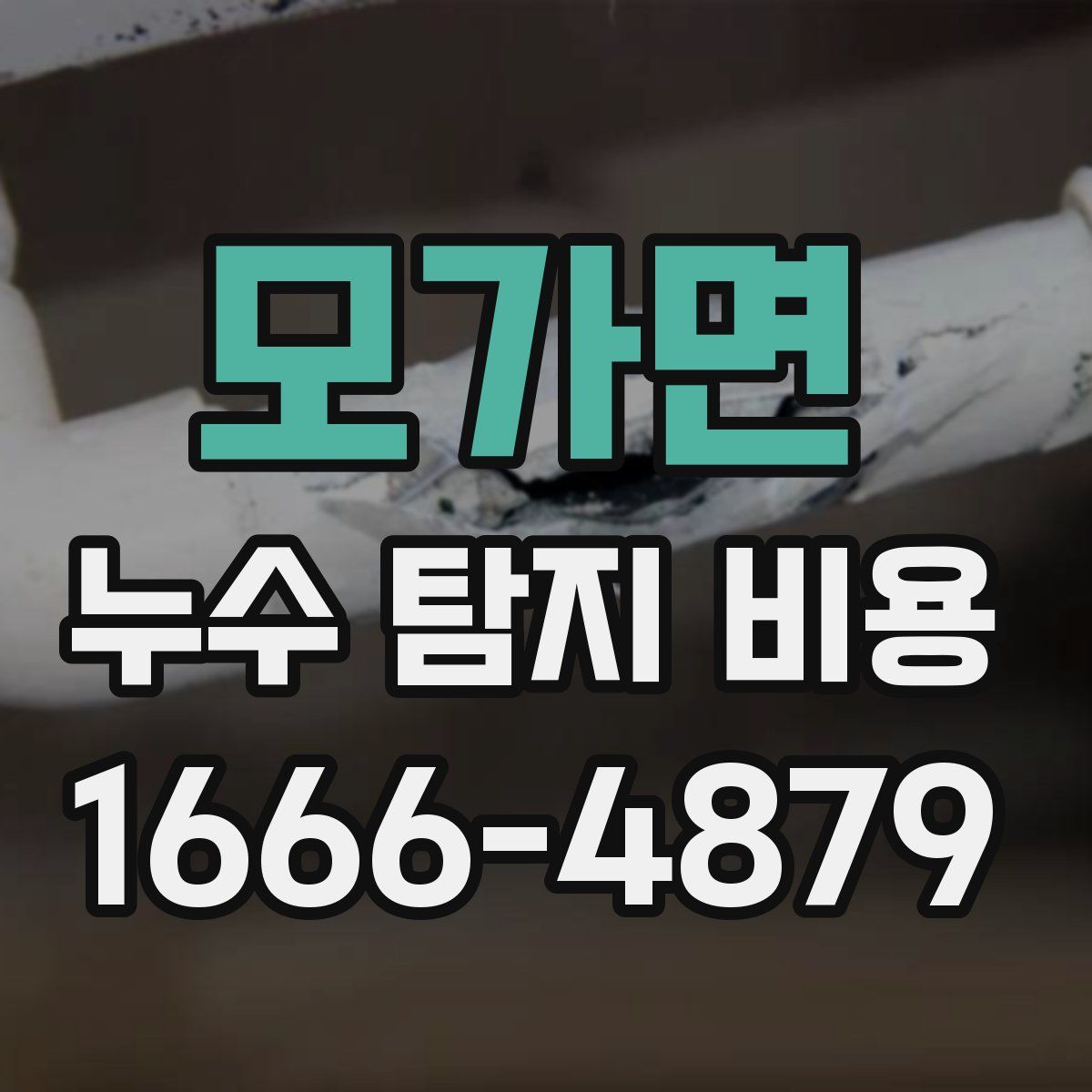 모가면 누수 탐지 비용