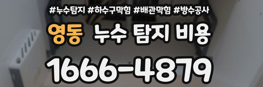 영동 누수 탐지 비용