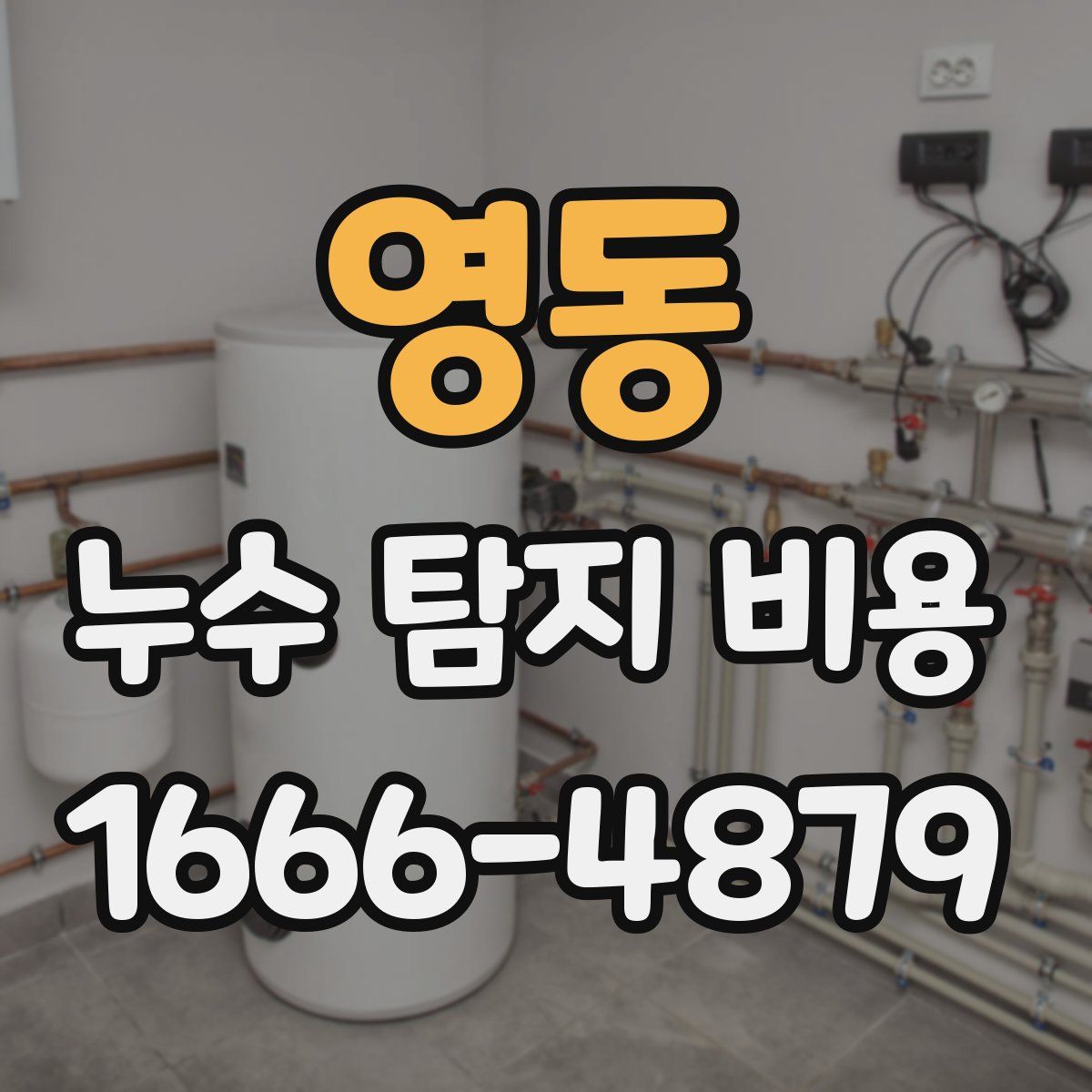 영동 누수 탐지 비용