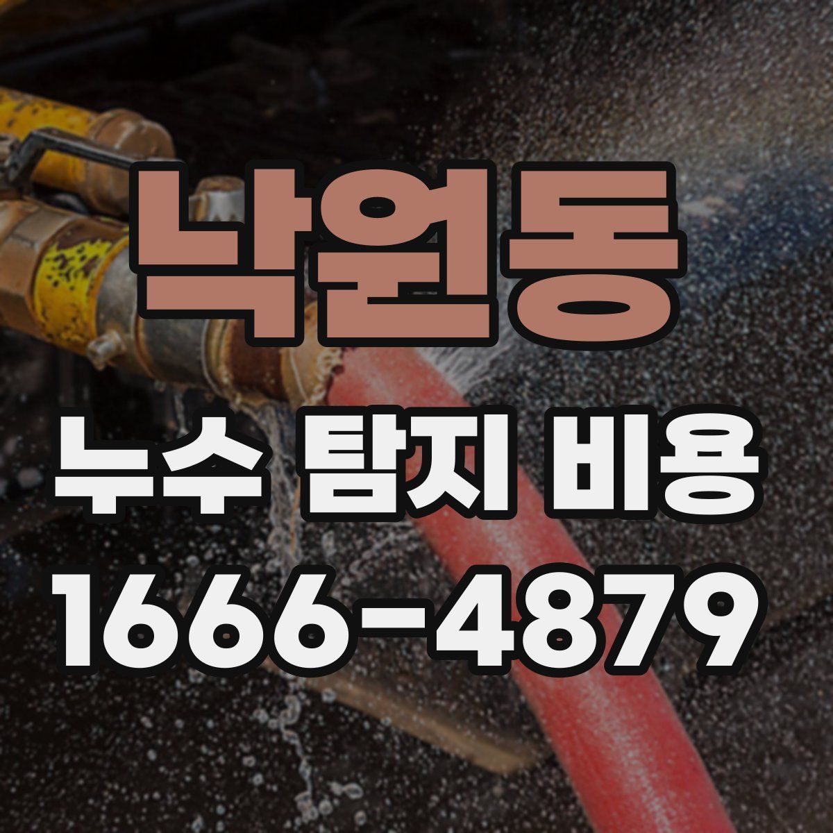 낙원동 누수 탐지 비용
