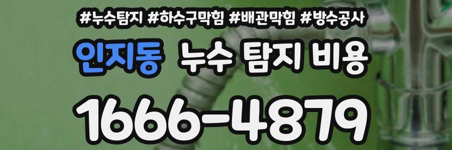 인지동 누수 탐지 비용