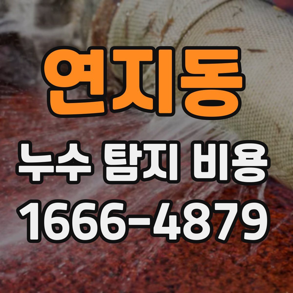 연지동 누수 탐지 비용