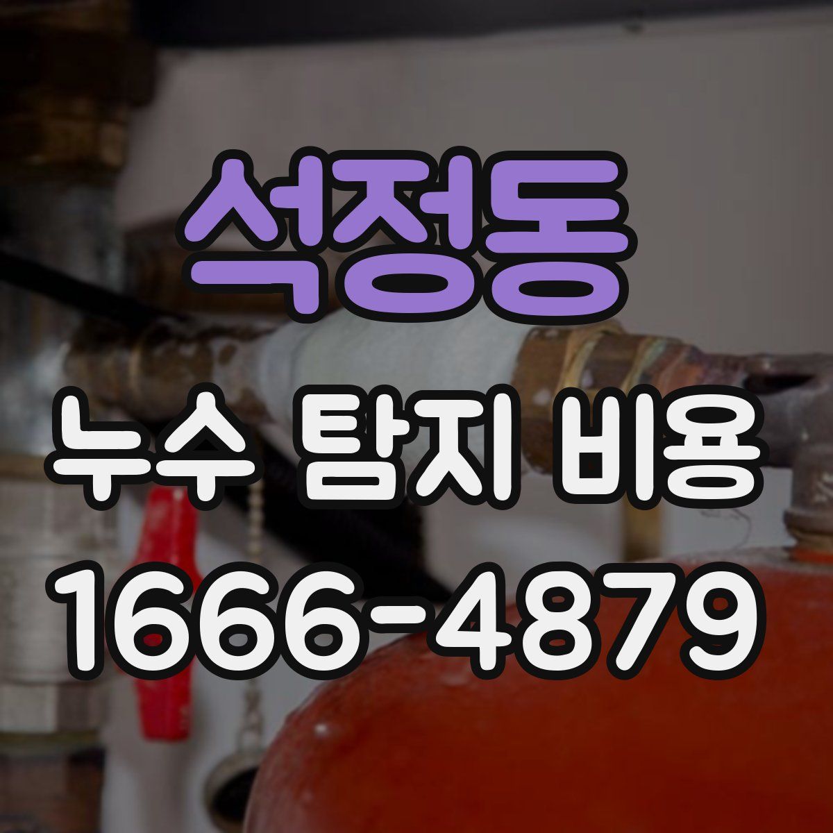 석정동 누수 탐지 비용