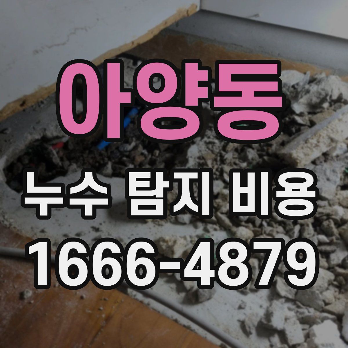 아양동 누수 탐지 비용