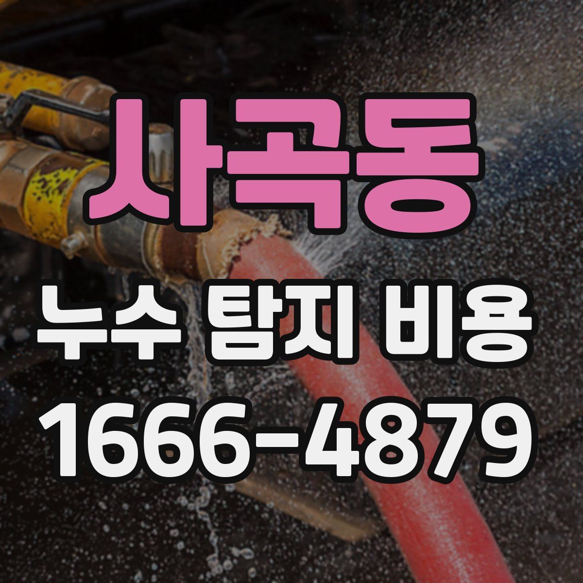 사곡동 누수 탐지 비용