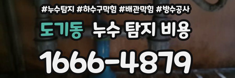 도기동 누수 탐지 비용