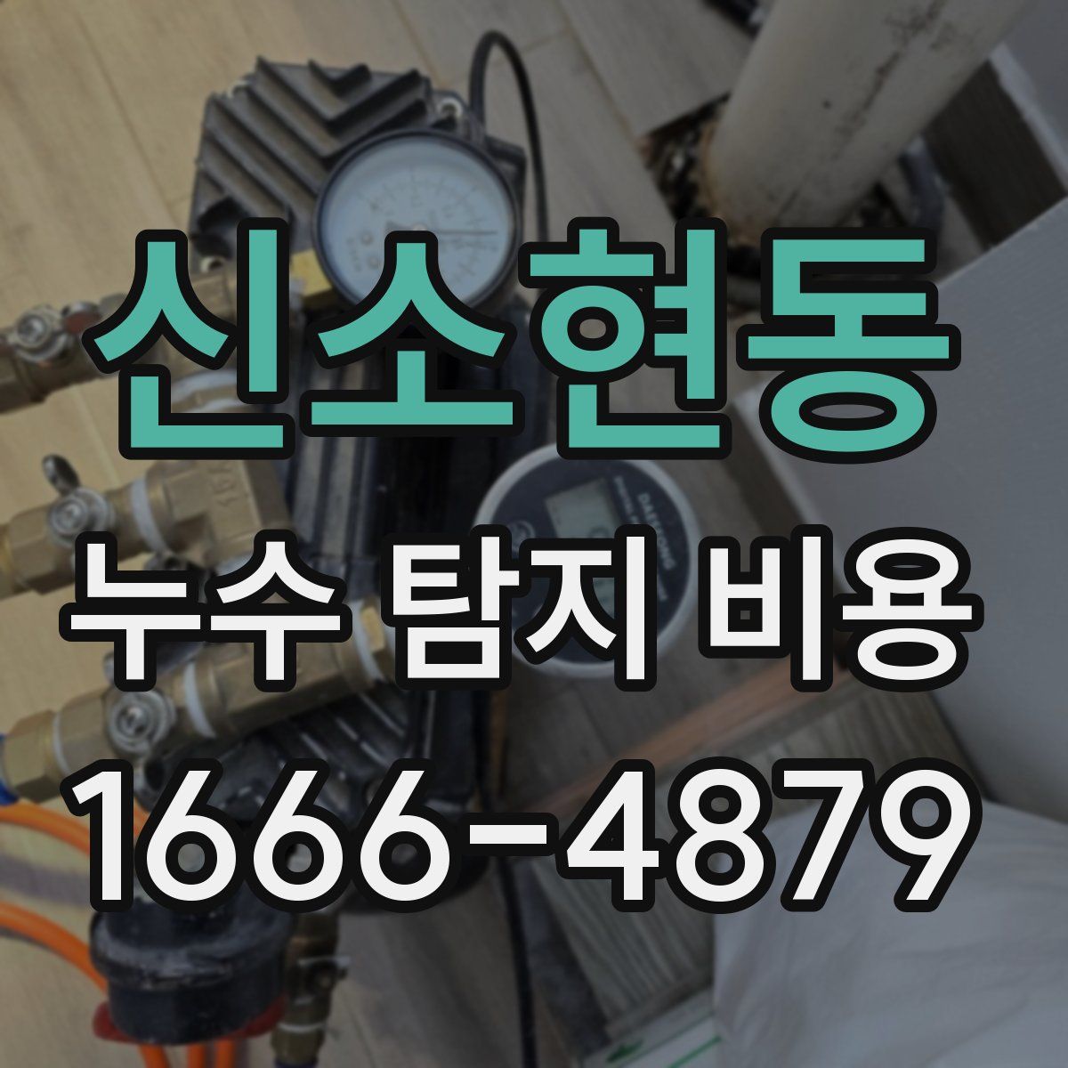 신소현동 누수 탐지 비용