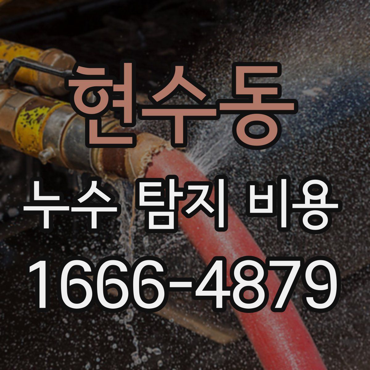 현수동 누수 탐지 비용