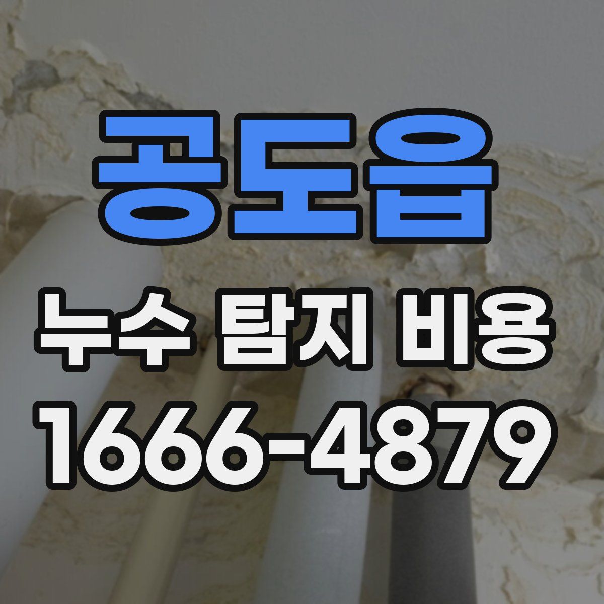 공도읍 누수 탐지 비용