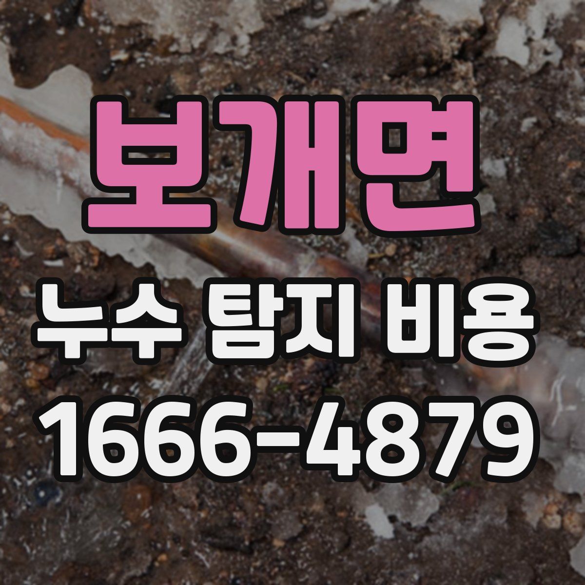 보개면 누수 탐지 비용