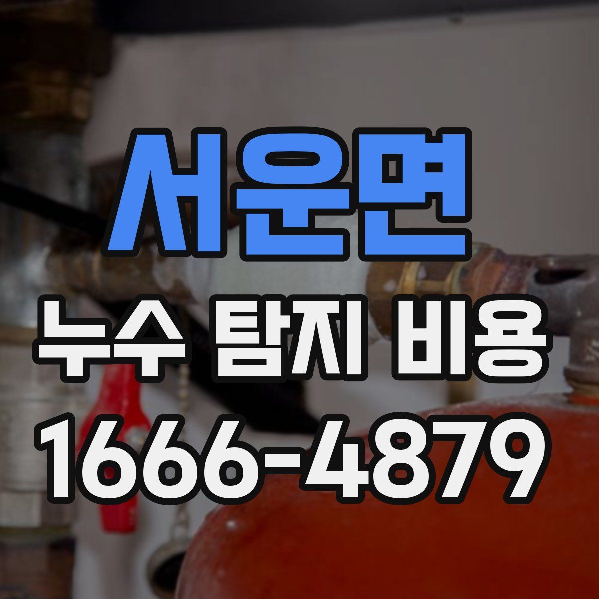서운면 누수 탐지 비용