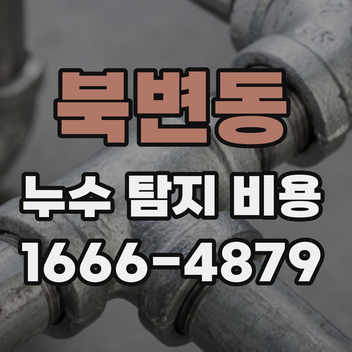 북변동 누수 탐지 비용