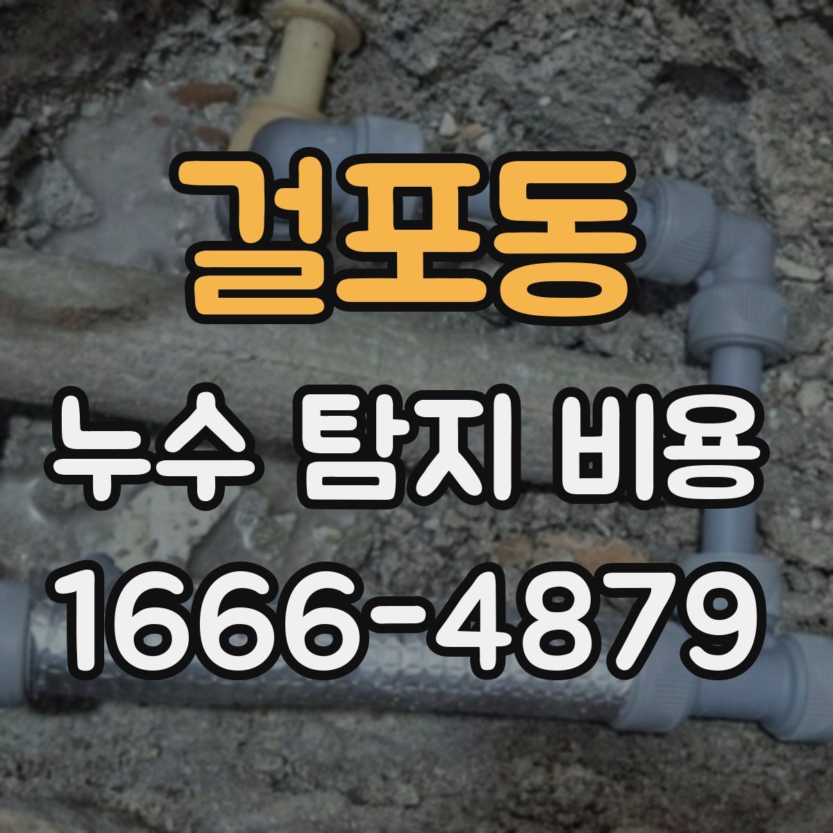 걸포동 누수 탐지 비용