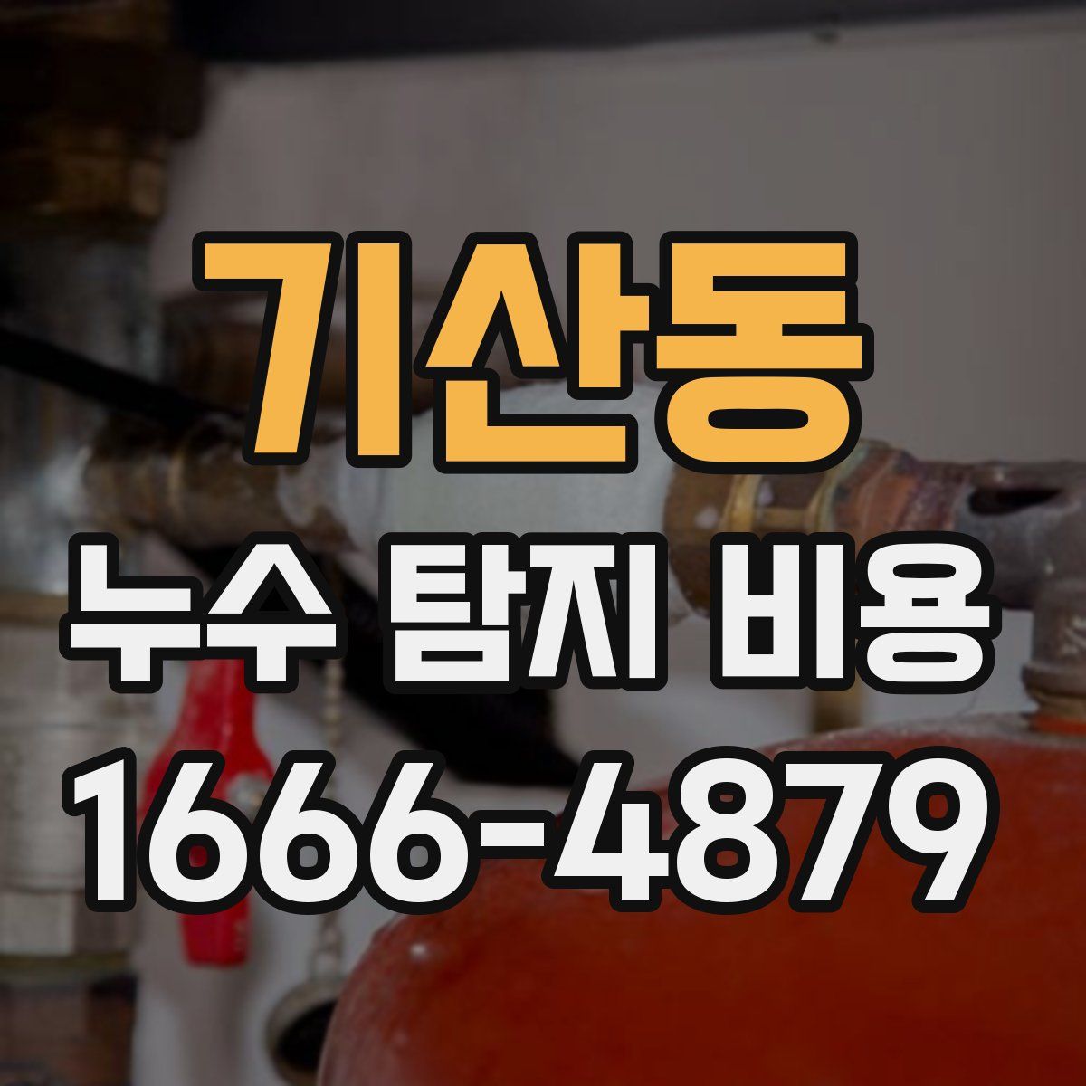 기산동 누수 탐지 비용