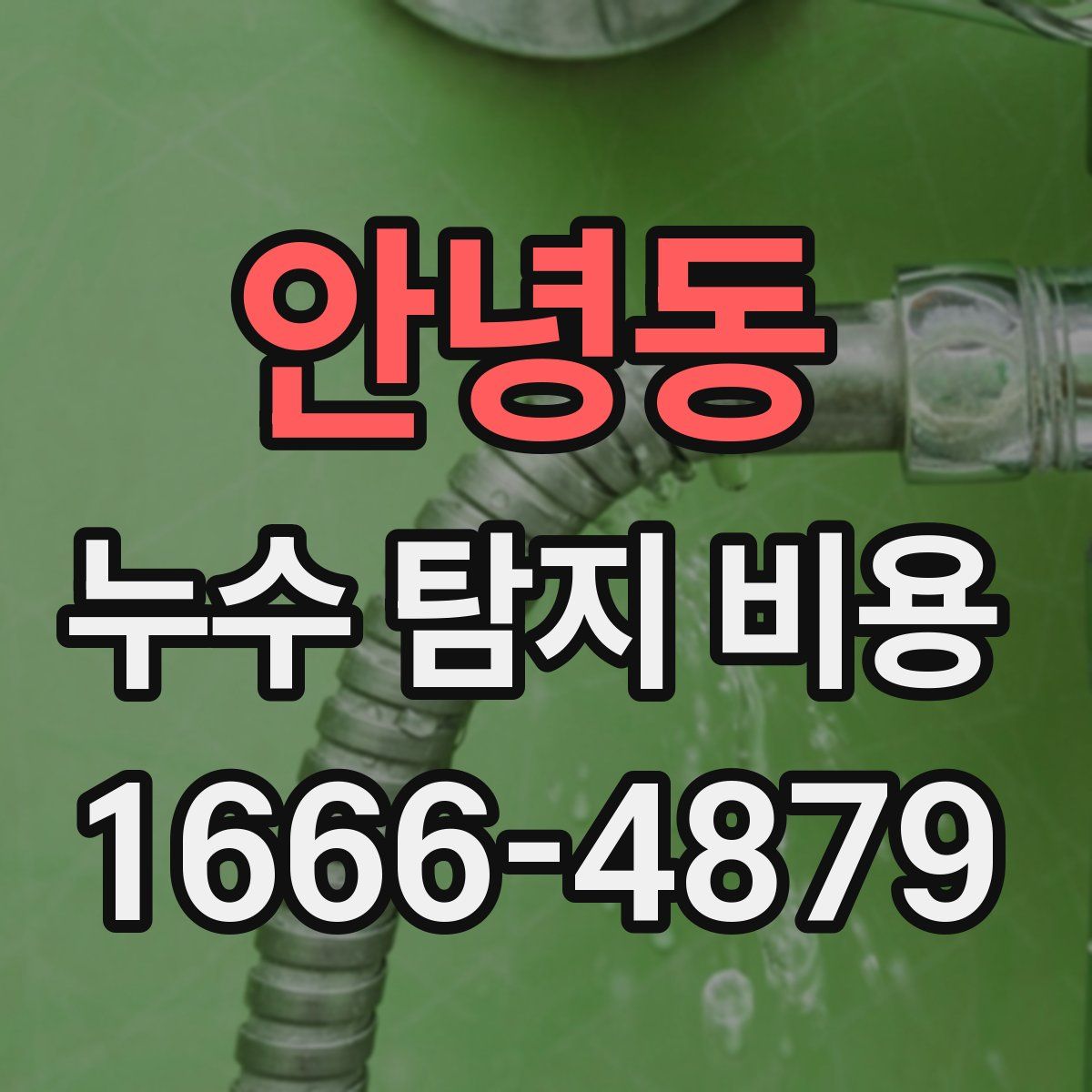 안녕동 누수 탐지 비용