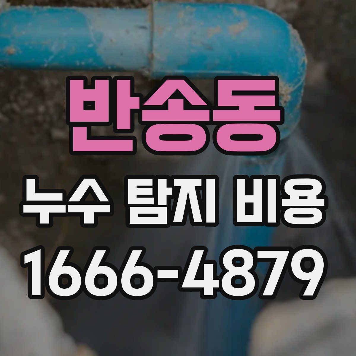 반송동 누수 탐지 비용