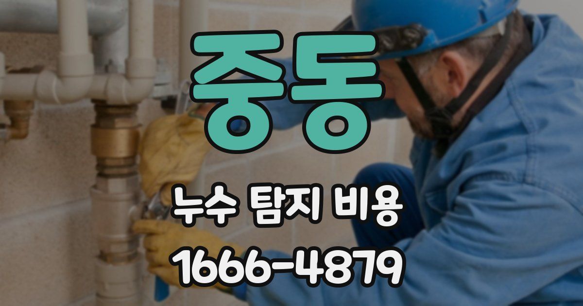중동 누수 탐지 비용