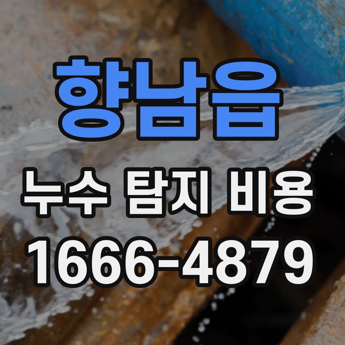 향남읍 누수 탐지 비용